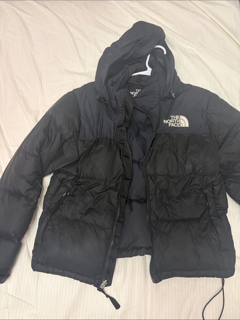 The North Face Women's Black Hooded Puffer Jacket